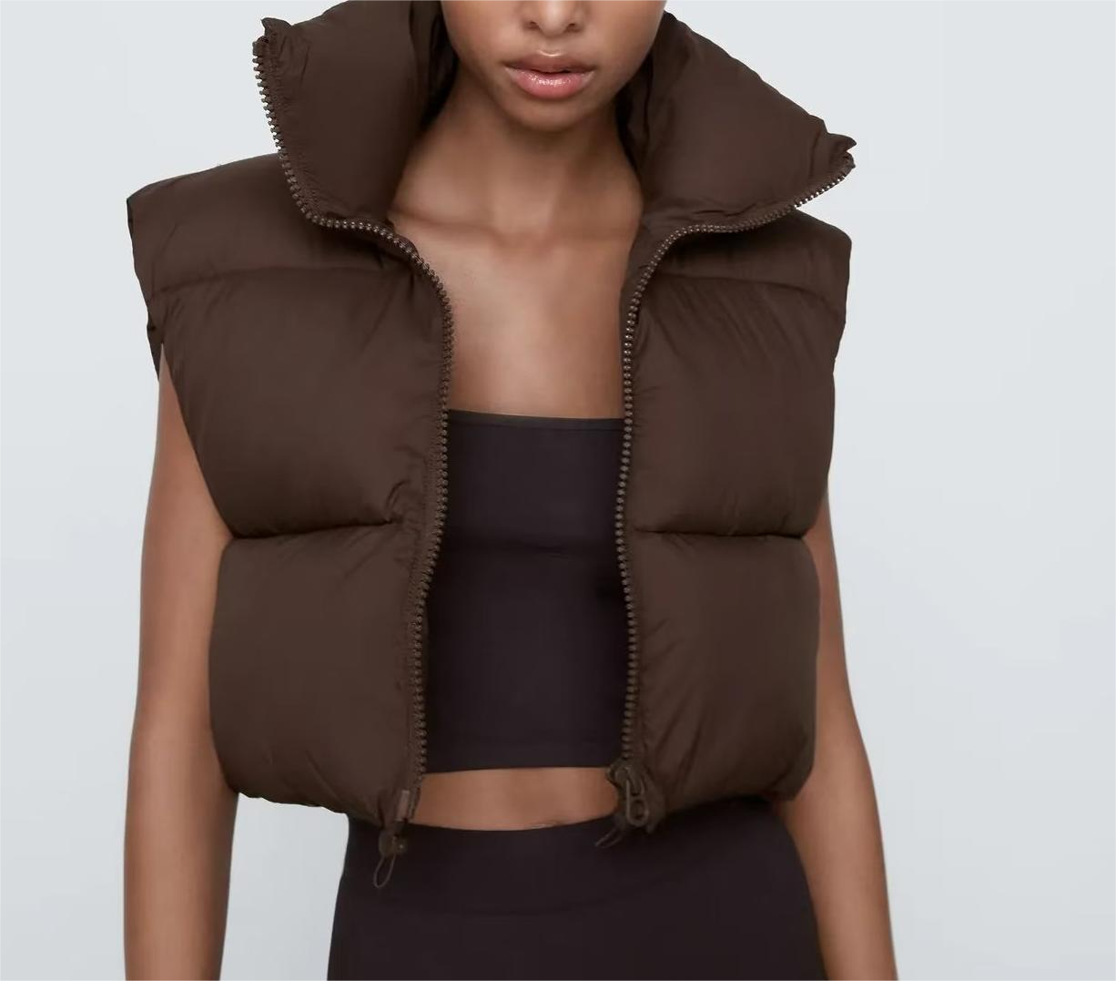 Cotton Padded Casual Vest