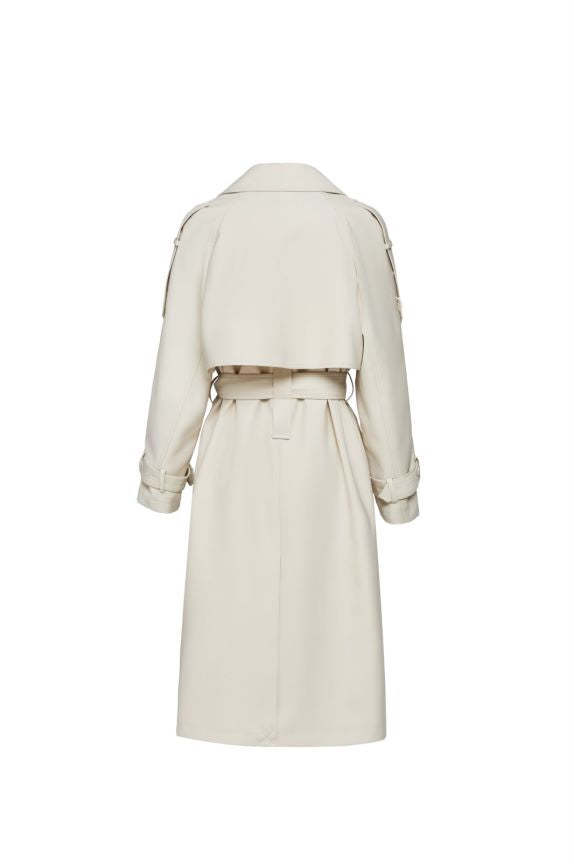 Trench Lace-up Loose Overcoat