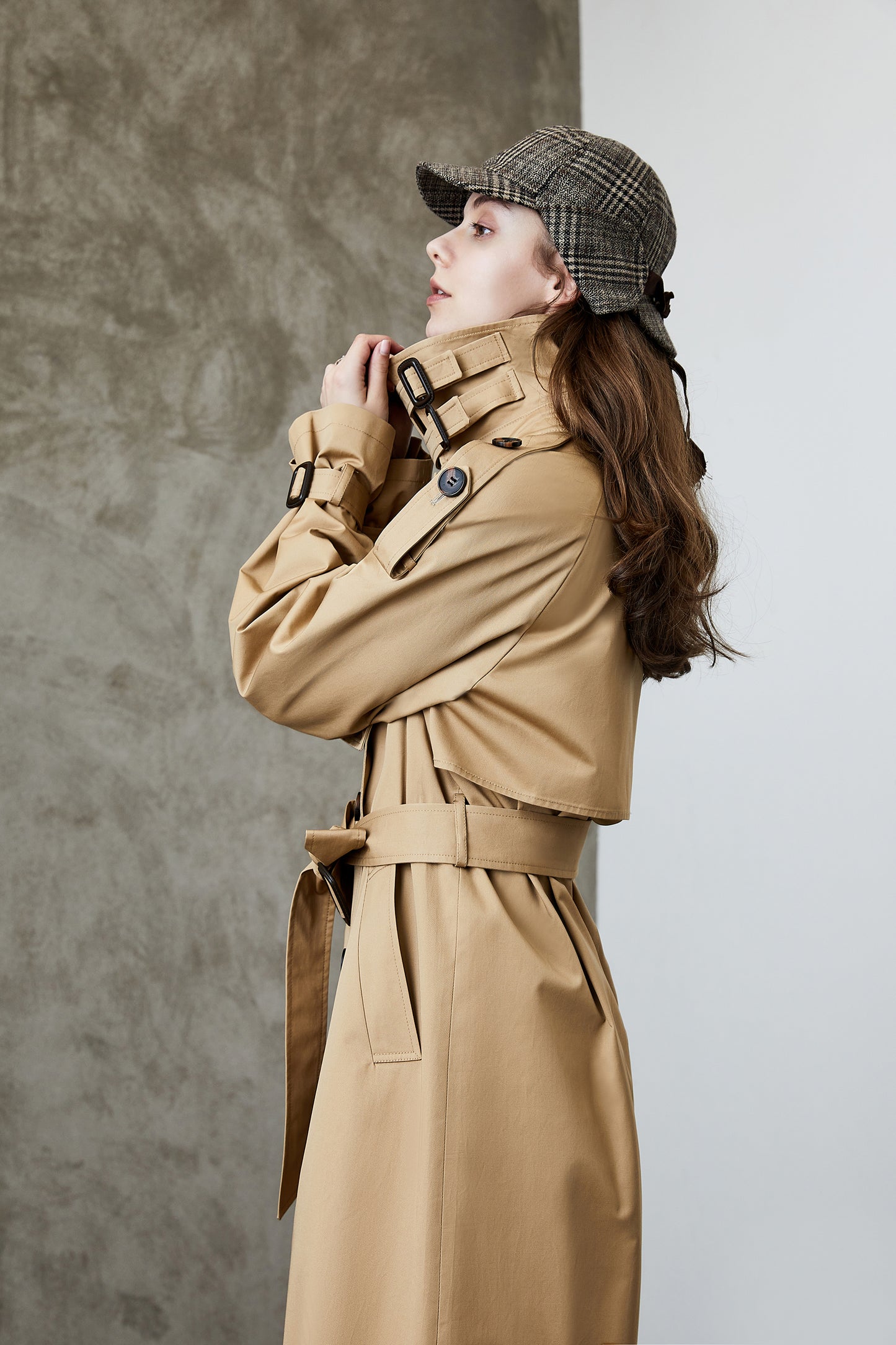 Overknee Slimming Trench Coat
