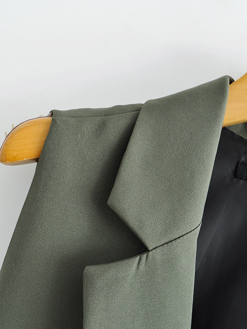 Woven Collar Vest