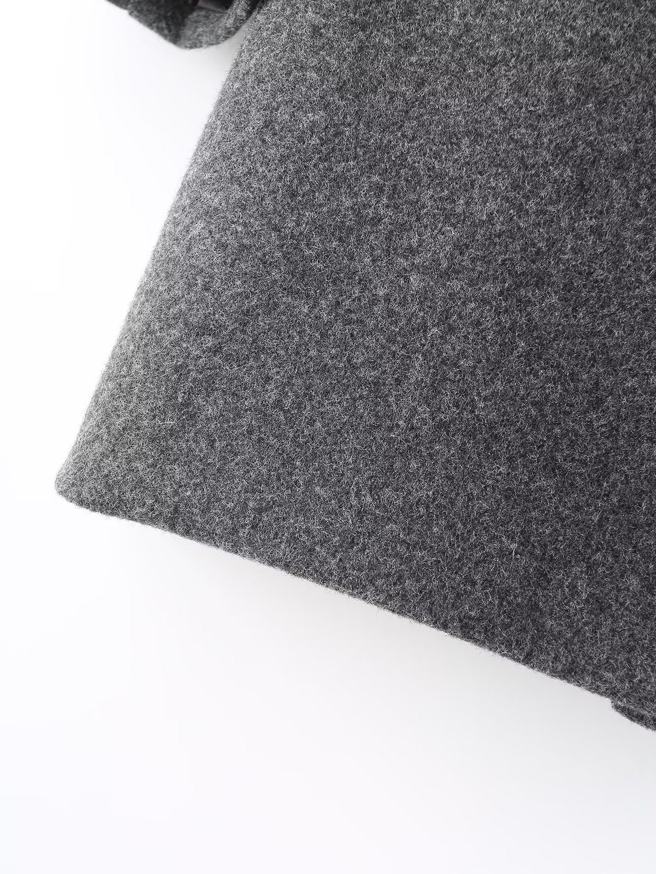 Woolen Double Breasted Coat