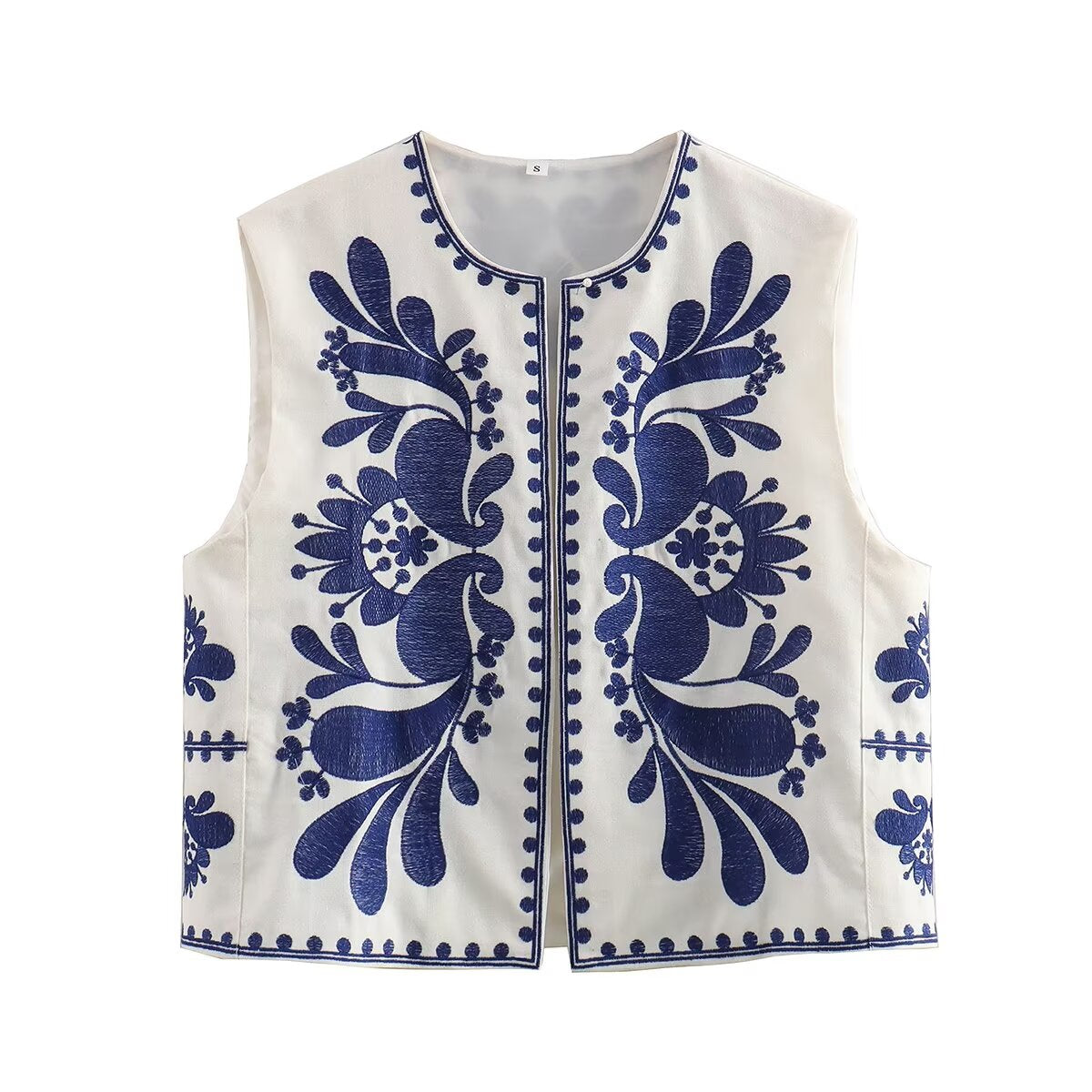 Blue Embroidery