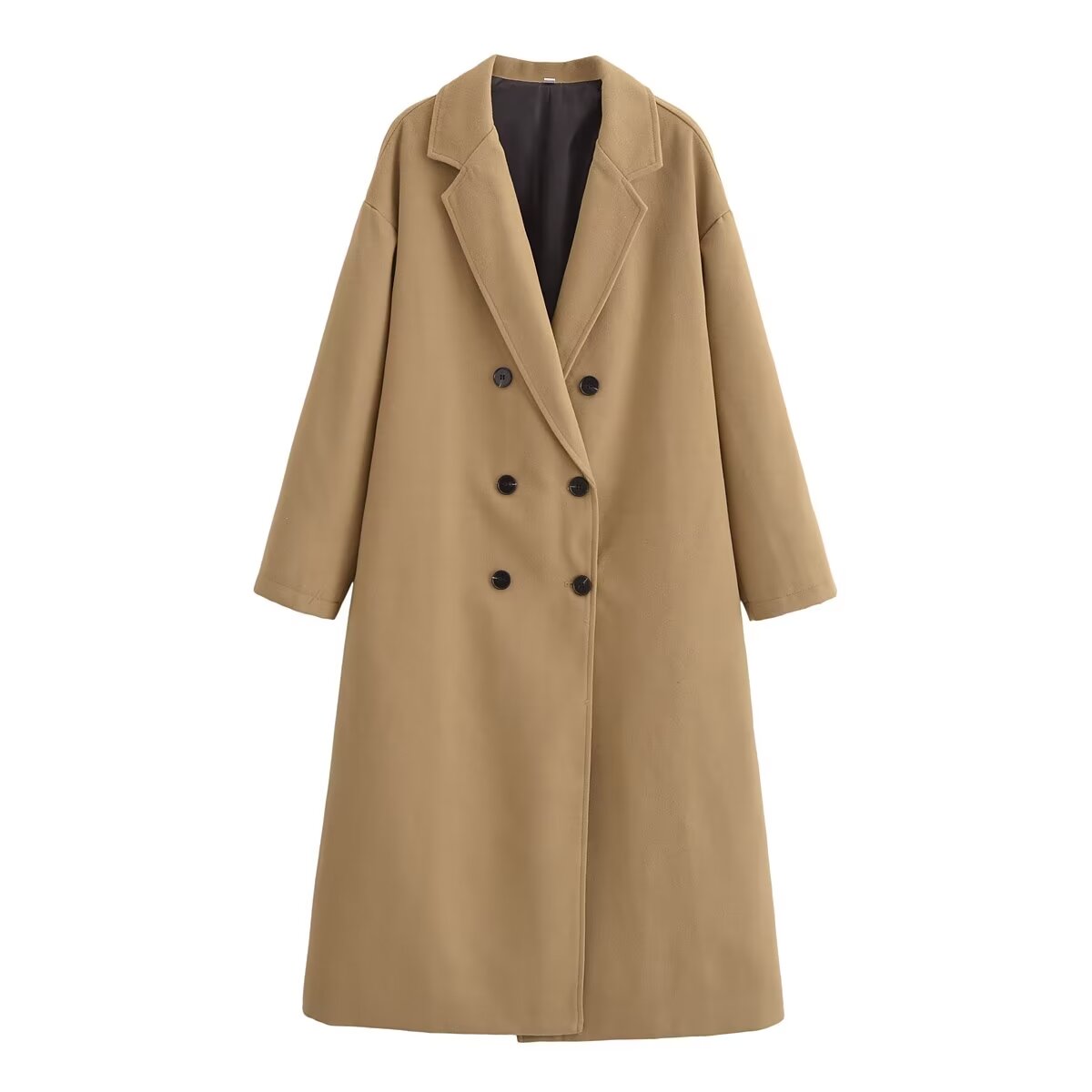 Long Sleeve Mid-Length Coat