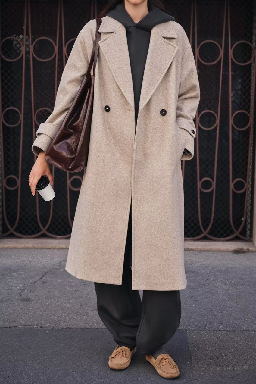 Elegant Soft Loose Overcoat