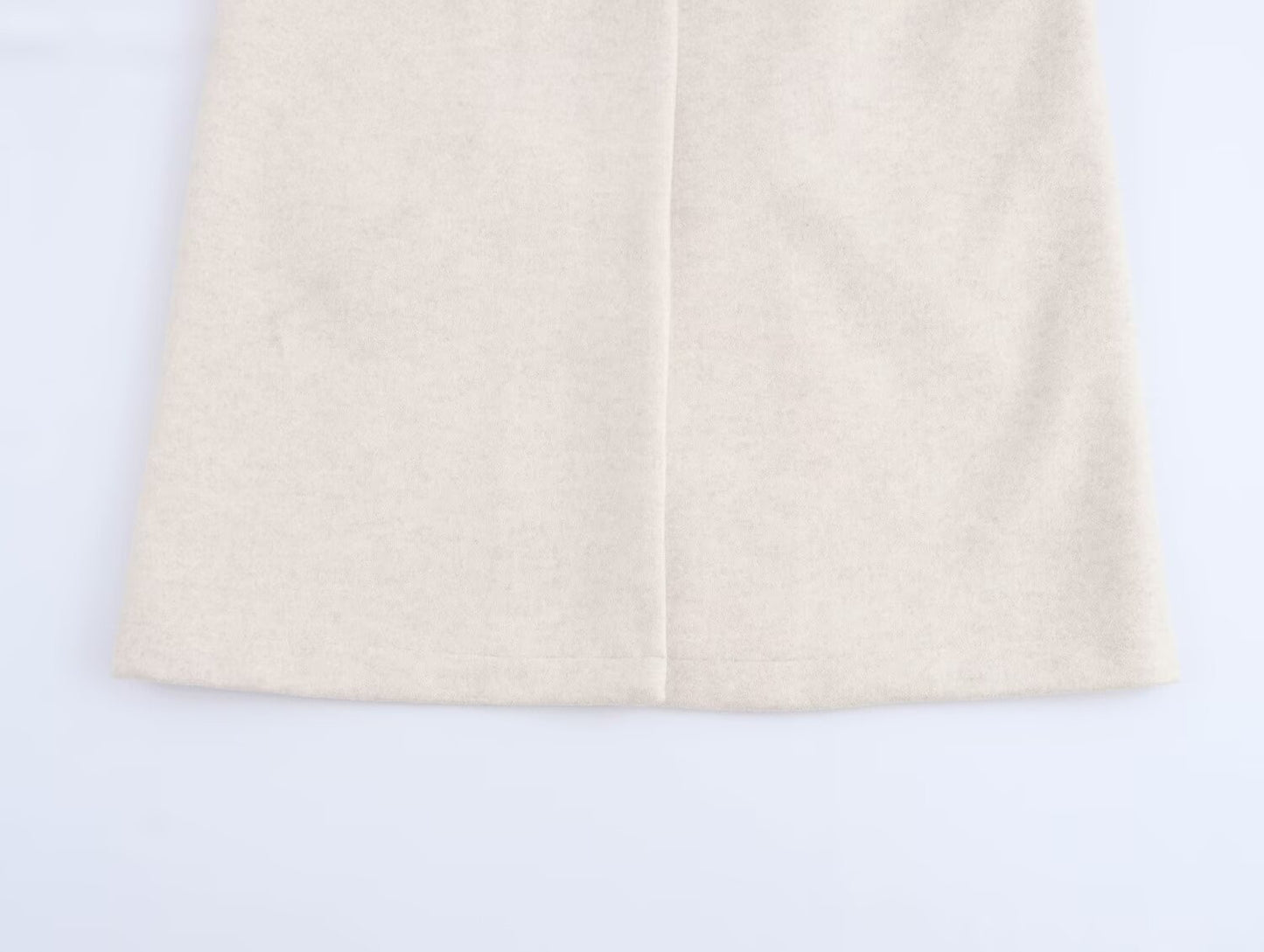 Button Decoration Soft Overcoat Jacket