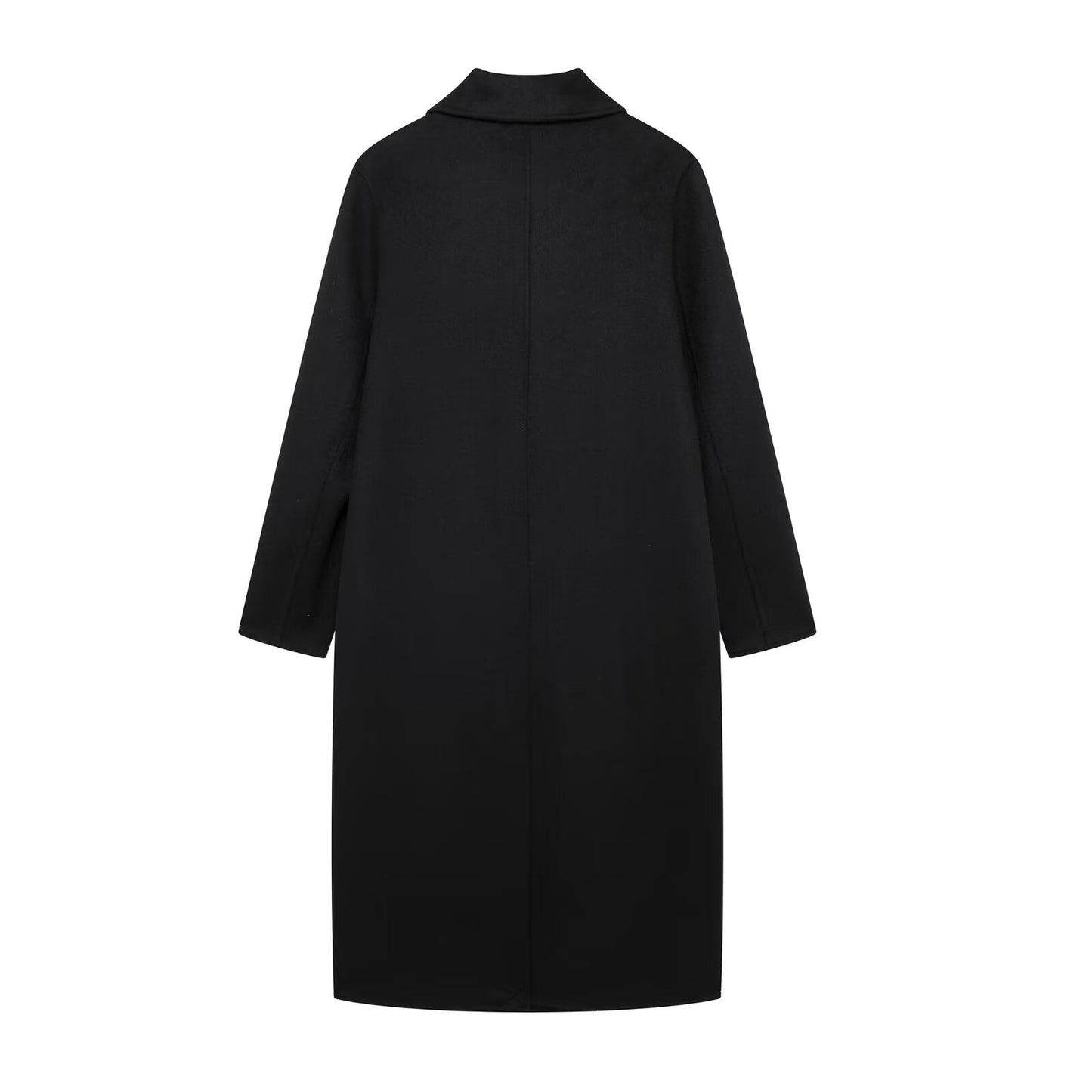 Collared Double Breasted Trench Coat