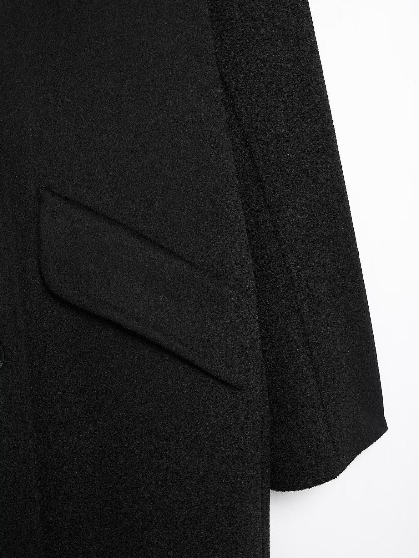 Collared Double Breasted Trench Coat