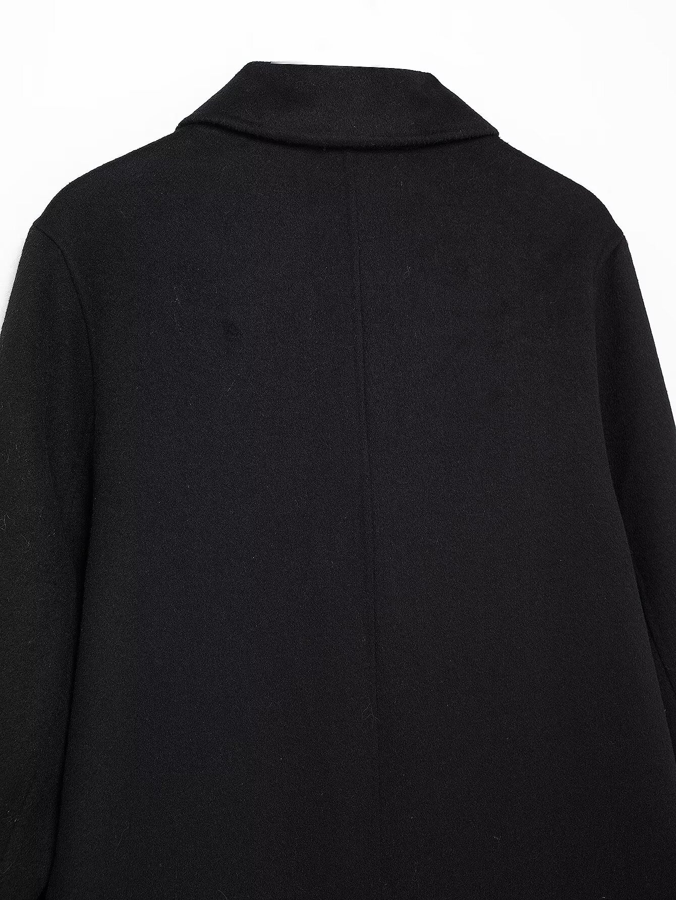 Collared Double Breasted Trench Coat