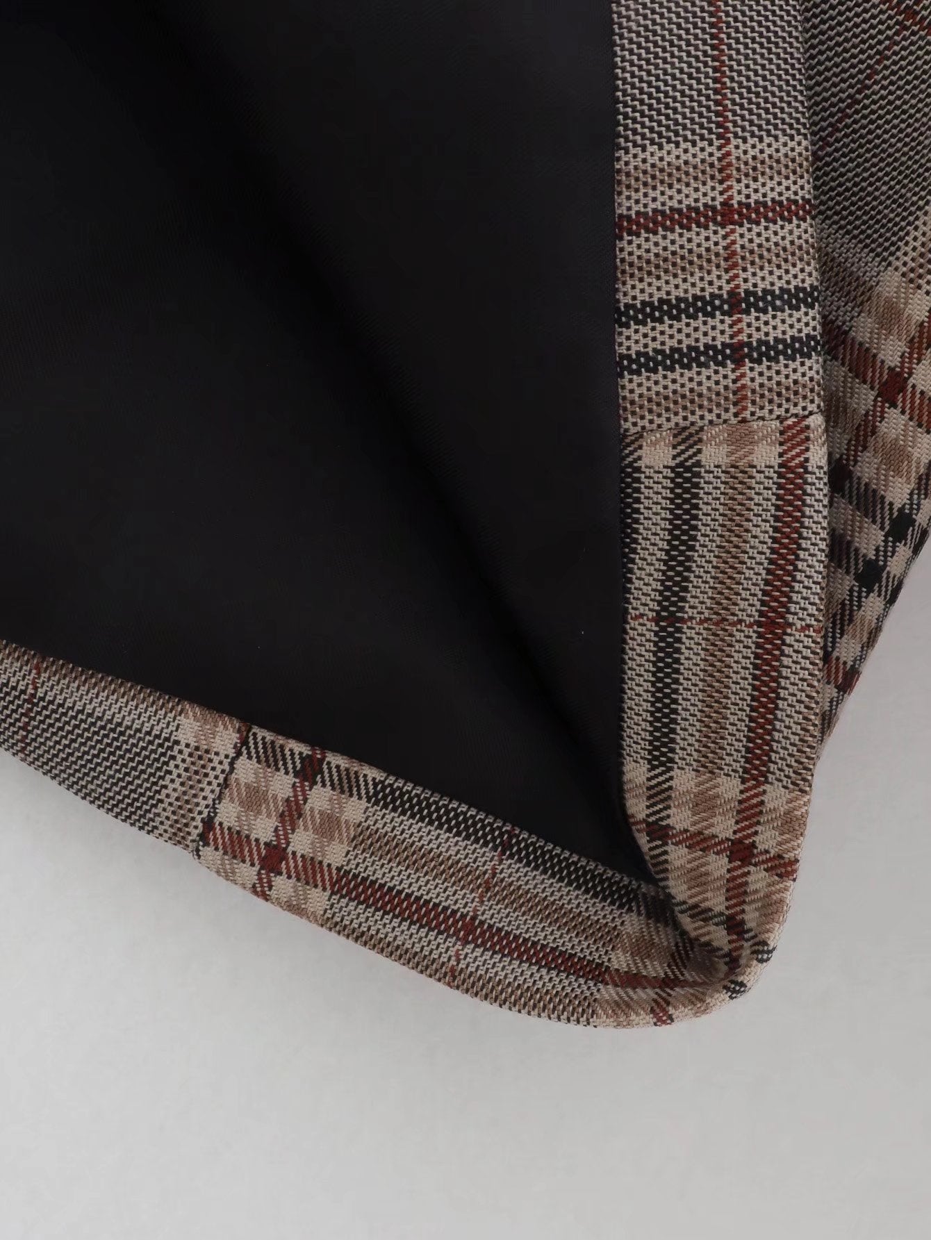 Plaid Short Blazer