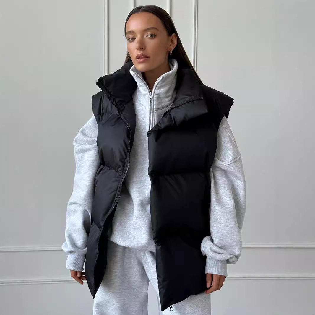 Cotton Loose Vest Jacket