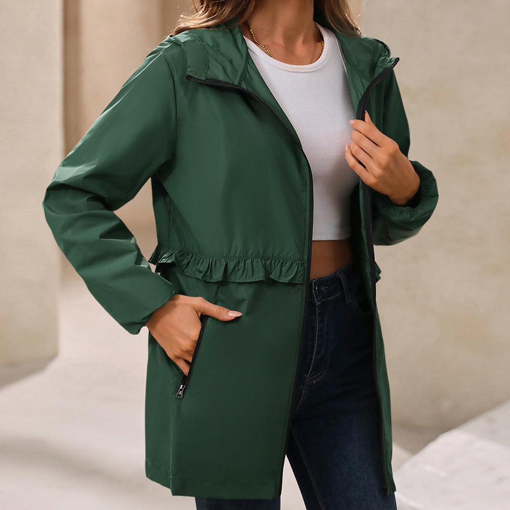 Rainproof Hooded Jacket