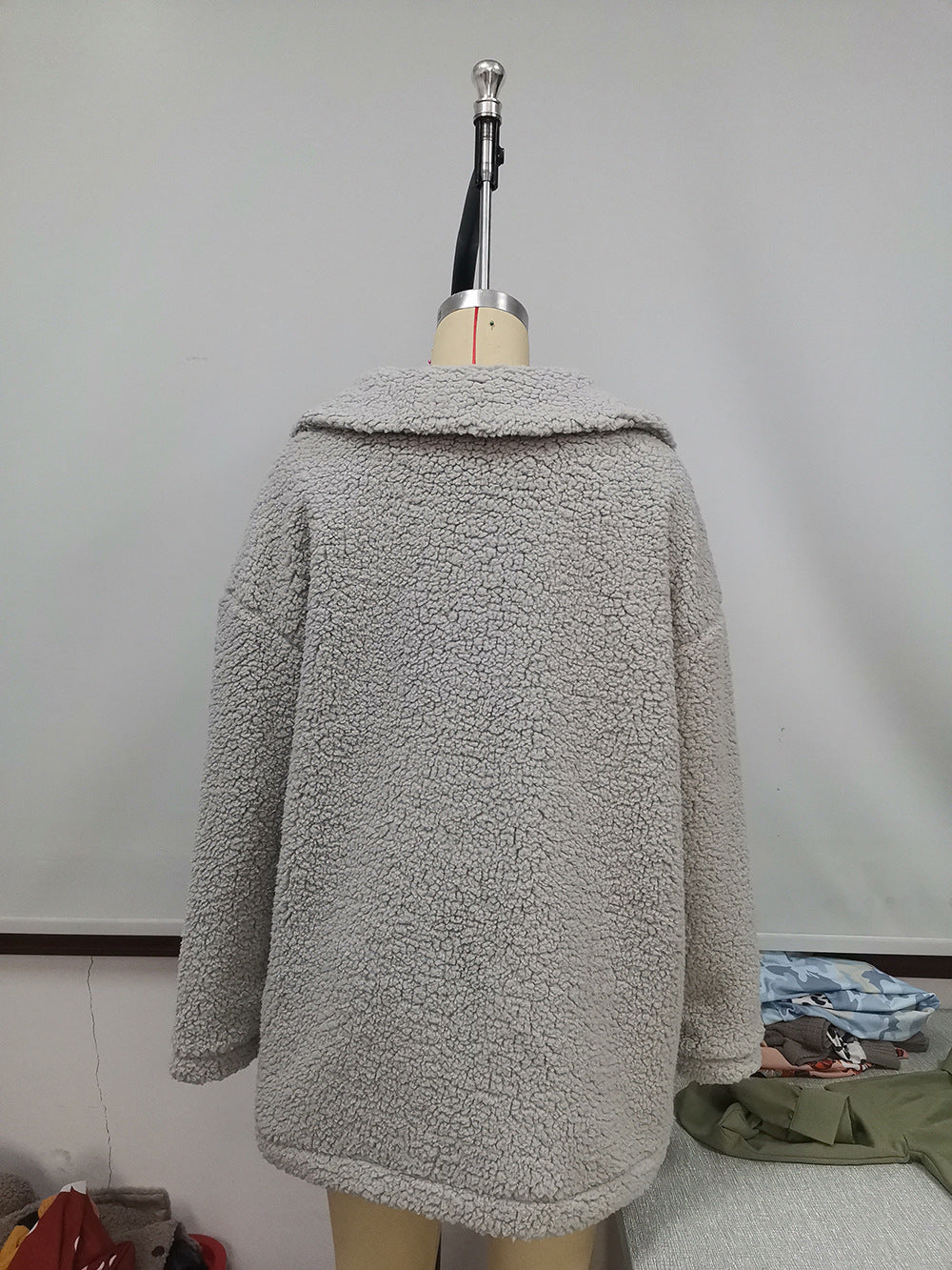 Bubble Velvet Furry Jacket