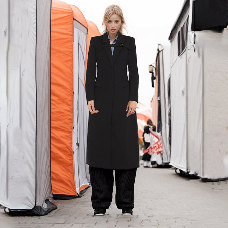 Simple Slimming Windbreaker Coat