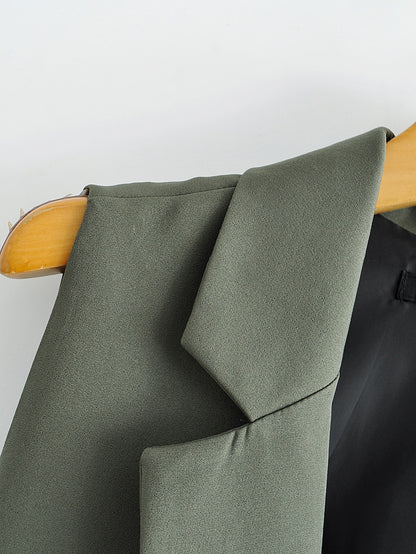 Woven Collar Vest