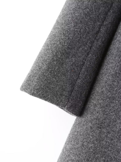 Woolen Double Breasted Coat