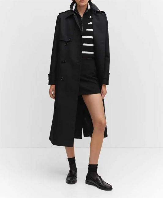 Mid Length Trench Coat