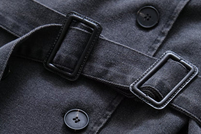 Denim Baggy Trench Coat