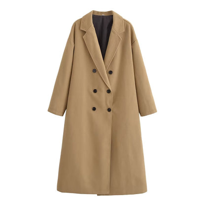 Long Sleeve Mid-Length Coat