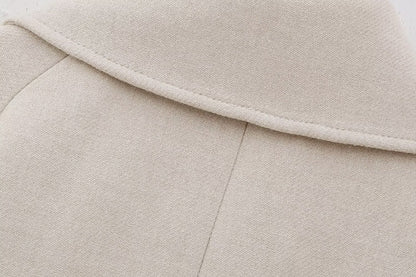 Blended Fur Collar Jacket