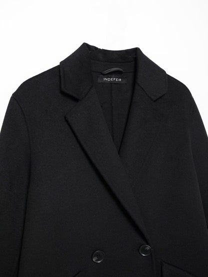 Collared Double Breasted Trench Coat