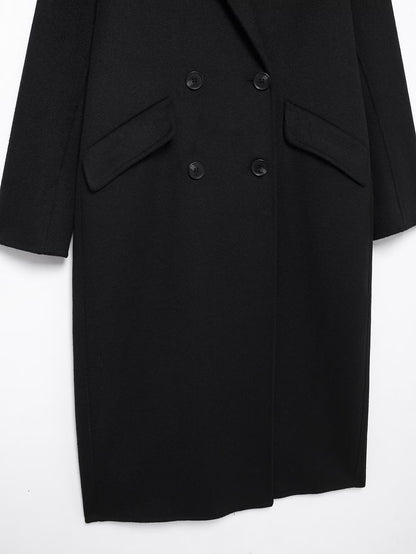 Collared Double Breasted Trench Coat