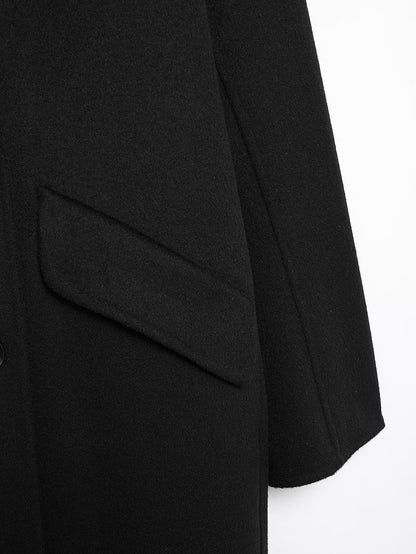 Collared Double Breasted Trench Coat