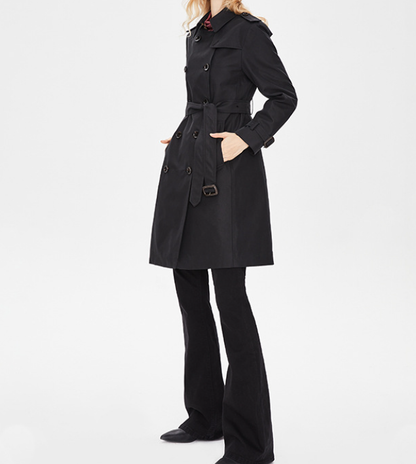 Khaki Double-Breasted Coat
