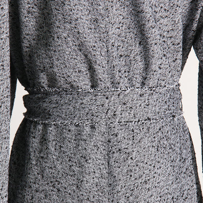 Tweed Slimming Trench Coat