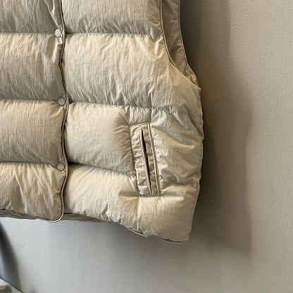 Cotton Stand Collar Loose Vest Jacket