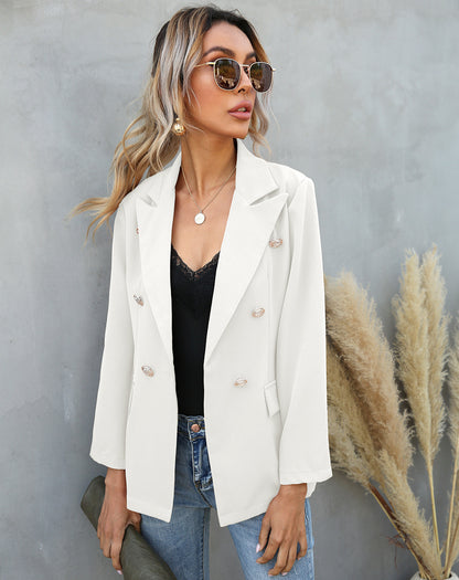 Collared Button Blazer