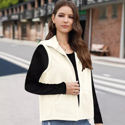 Polar Fleece Zipper Waistcoat