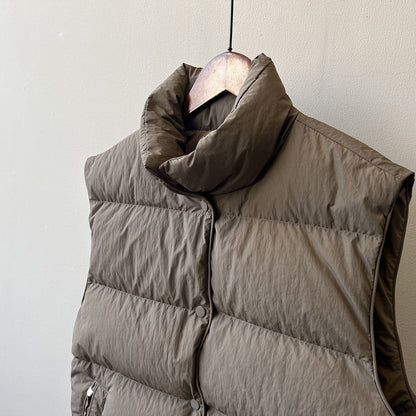 Cotton Stand Collar Loose Vest Jacket