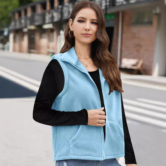 Polar Fleece Zipper Waistcoat