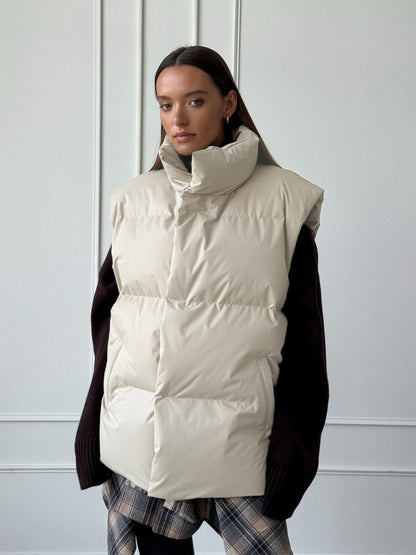 Cotton Loose Vest Jacket