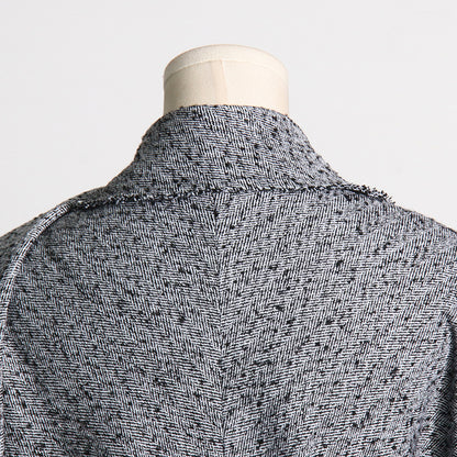 Tweed Slimming Trench Coat