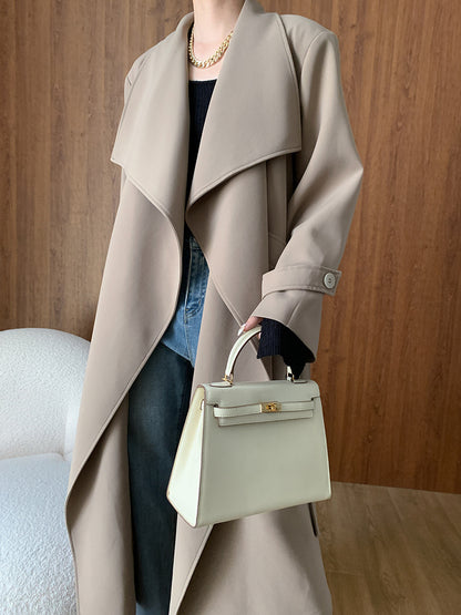 Trench Coat Long Autumn Winter