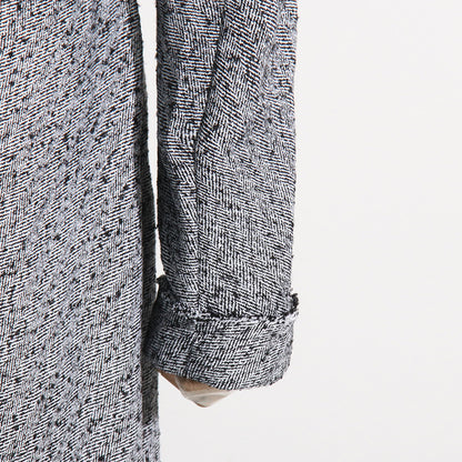 Tweed Slimming Trench Coat